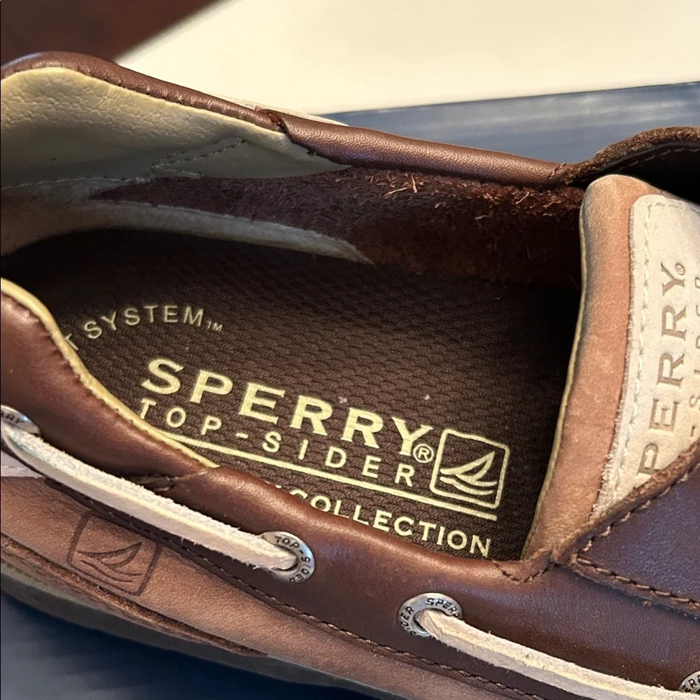 Sperry Men's Tan Boat Shoes - Picture 3 of 5